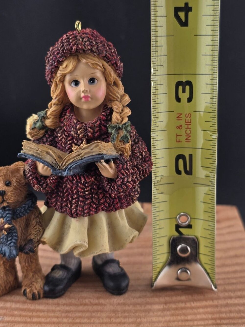 Boyds Bears Yesterdays Child Megan W/ Elliot & Annie Figurine Christmas - Picture 10 of 12